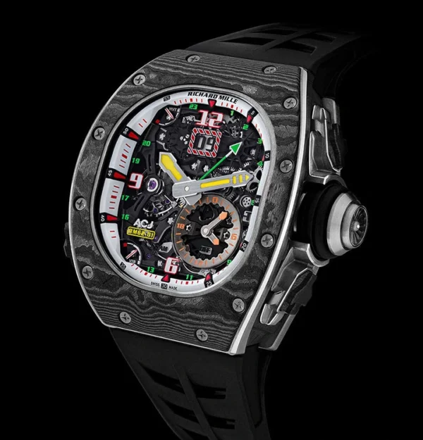 Richard mille RM 62-01 Manual Winding Tourbillon vibrating alarm ACJ - Image 3